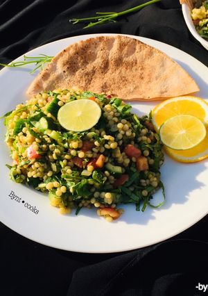 A picture of Tabbouleh salad with a twist.