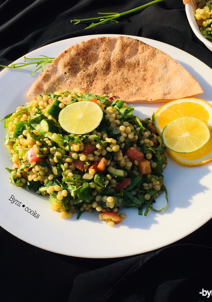 A picture of Tabbouleh salad with a twist.