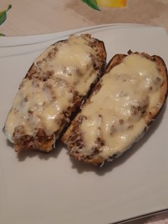 Töltött padlizsán recept fotója