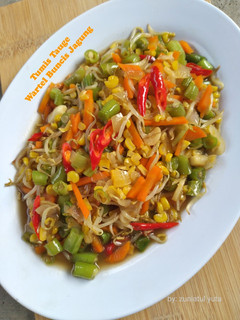 Foto resep Tumis Tauge Wartel Buncis Jagung