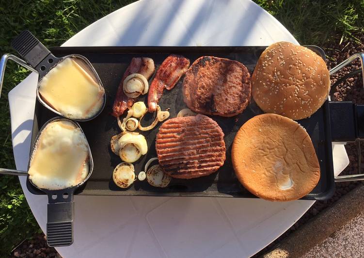 Créer des étapes Plancha hamburger Mamounette à la maison