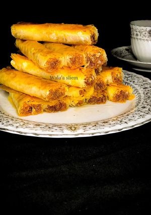 صورة لوصفة بواقي كنافه وجلاش
