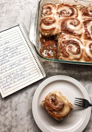 Una foto de Rolls de canela