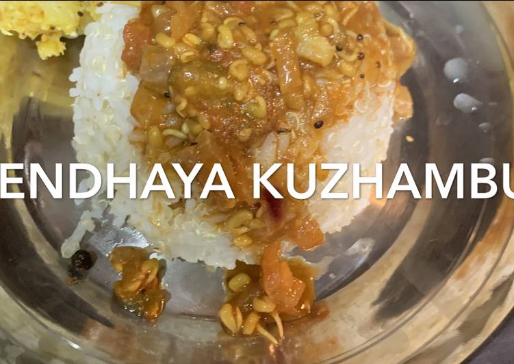 How to Make Speedy Vendhaya kuzhambu