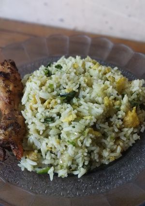Foto resep Nasi Goreng Hijau