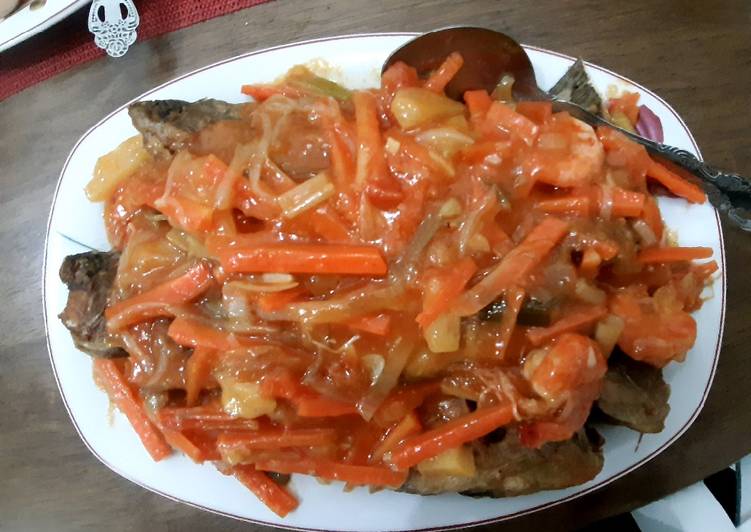 Resep Populer Ikan Gerapu Asam Manis Nikmat Lezat