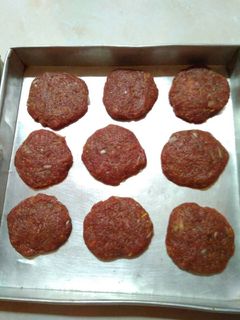 Foto resep Daging burger/patty beef burger