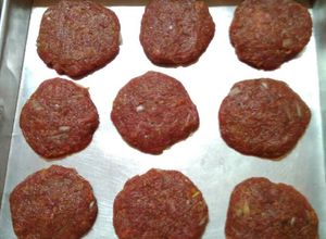 Foto resep Daging burger/patty beef burger