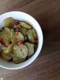 Tumis timun kerai/krai