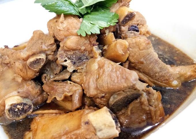 Simple Way to Make Speedy Braised Spare Ribs with Galangal
