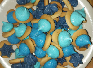 Una foto de Galletas con merengue