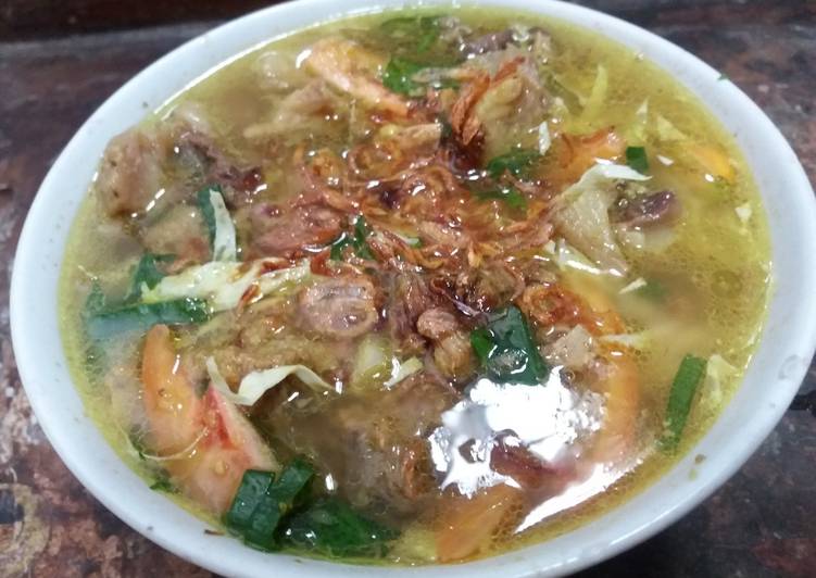 Soto Daging Kuah Bening