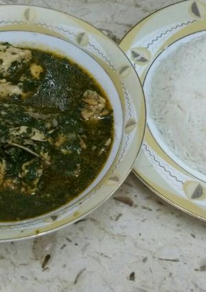 صورة لوصفة ملوخيه 🍜