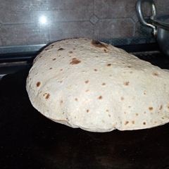 A picture of Ghar ki roti.