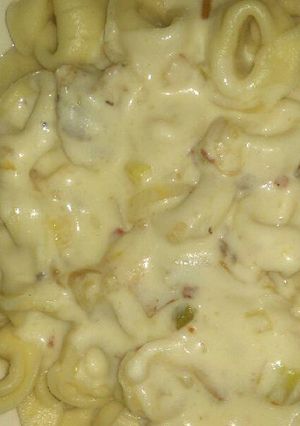 Una foto de Salsa crema de verdeo
