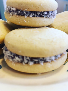 Una foto de Alfajores de dulce de leche