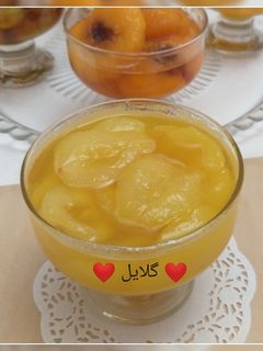 عکسی از دستور کمپوت گلابی 😋