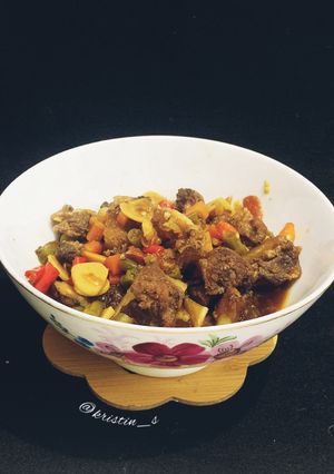 Foto resep Asem - asem daging buncis wortel