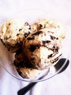 A picture of Homemade Cookies n Cream Icecream.