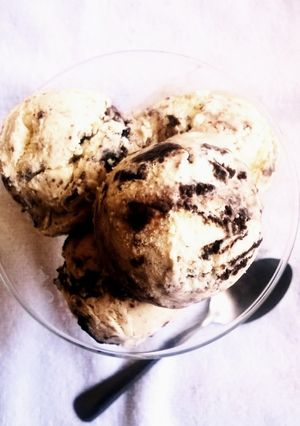 A picture of Homemade Cookies n Cream Icecream.