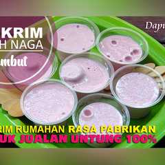 Es Krim Buah Naga Lembut রেসিপির প্রধান ছবি