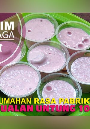Foto resep Es Krim Buah Naga Lembut