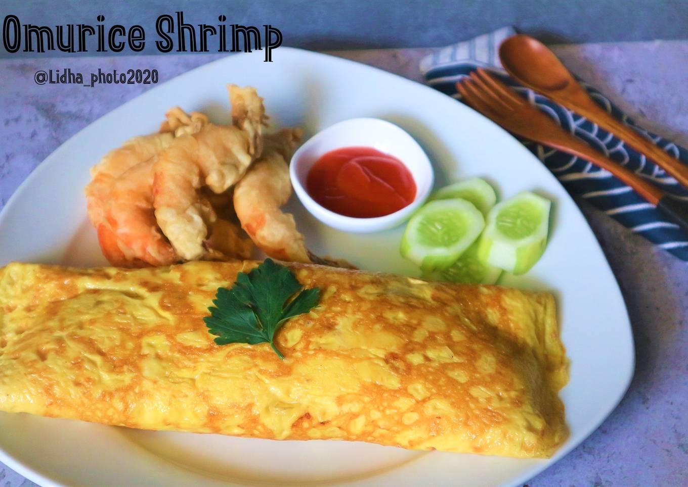 Omurice Shrimp