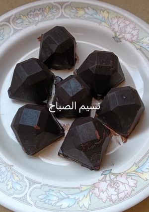 صورة لوصفة #المريول_السوبر مكعبات الشوكولاتة الصحيه
