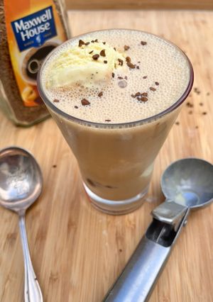 Une photo de Café glacé à la vanille
