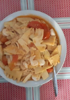 Foto resep Rebung asam manis vegetarian