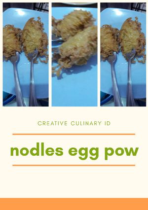 Foto resep Noddles Egg Roll Pow