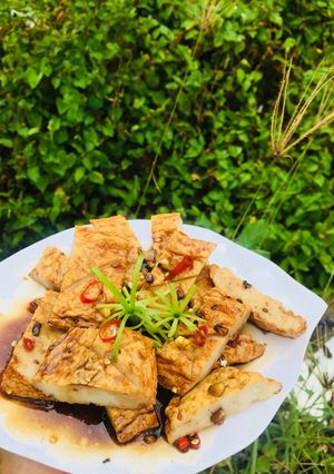 Hình của món Chả cá rim.
