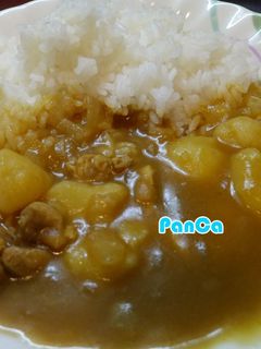 簡易版雞肉咖哩飯【雞肉料理】。胖卡瘦不了食譜 的食譜成品照片