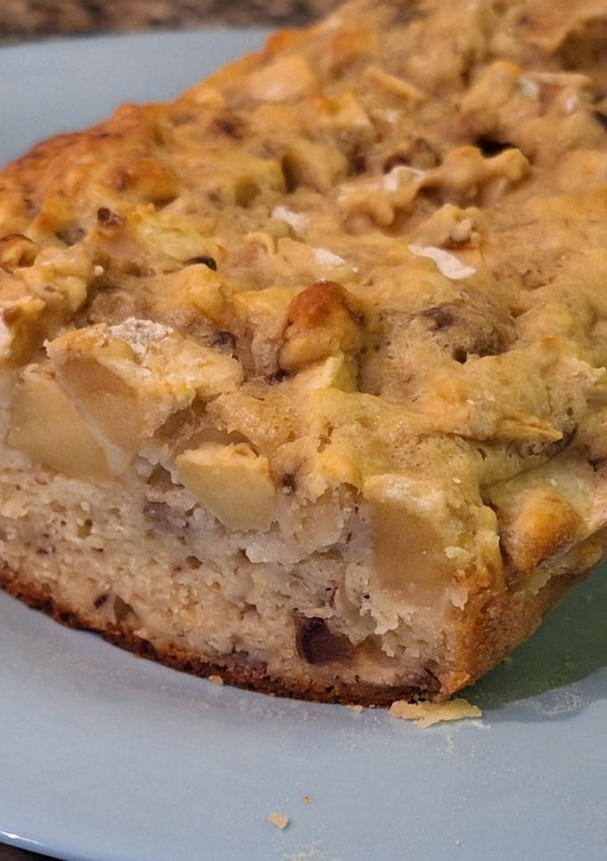 Una foto de Budín de manzana para bebés, sin azúcar (opción con azúcar)