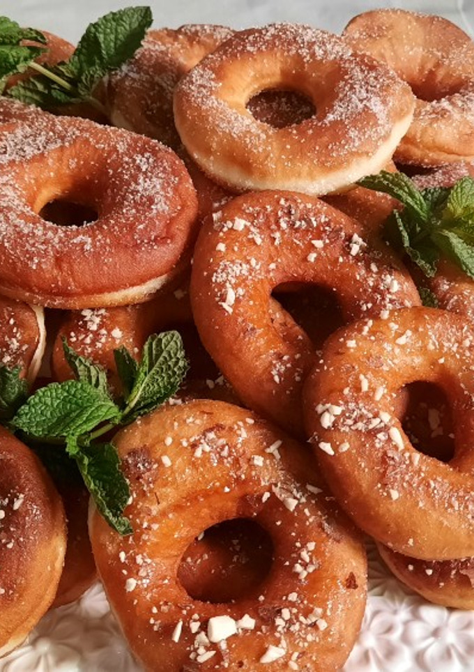 Una foto de Donuts muy ricos y esponjosos