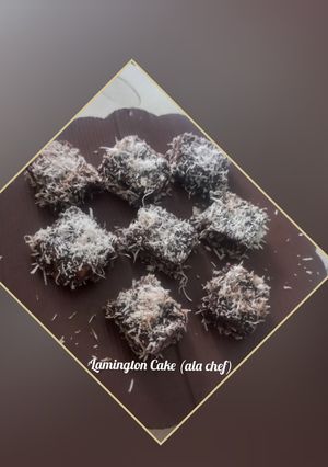 Foto resep Lamington Cake (ala chef)