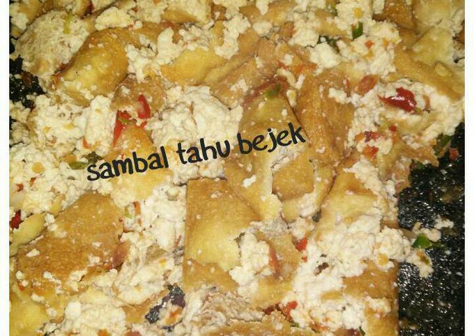 Resep Sambal Tahu Bejek Simple Oleh Rhya Rafa Cookpad