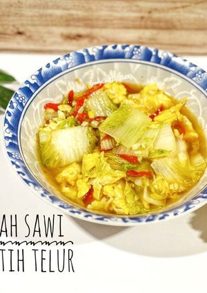 Foto resep Cah Sawi Putih Telur