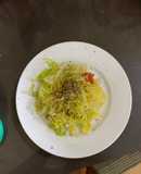 Rau cải bắp xào cà chua