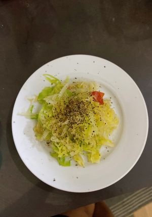 Hình của món Rau cải bắp xào cà chua.