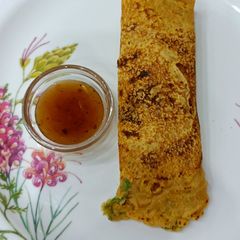 A picture of Sattu chilla.