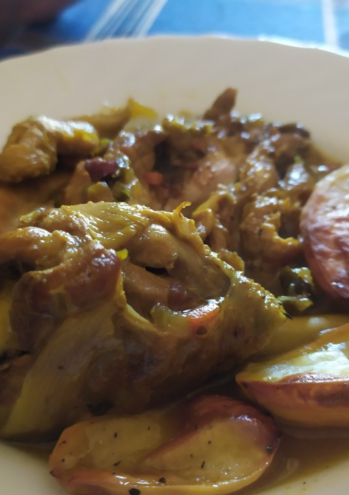 Una foto de Pollo al Chilindrón casero