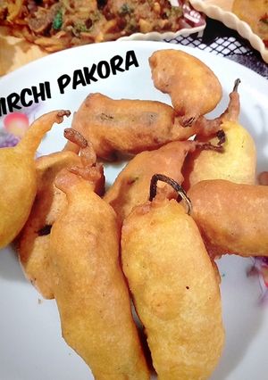 A picture of Mirch pakora.