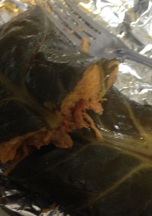 Una foto de Tamales de acelga
