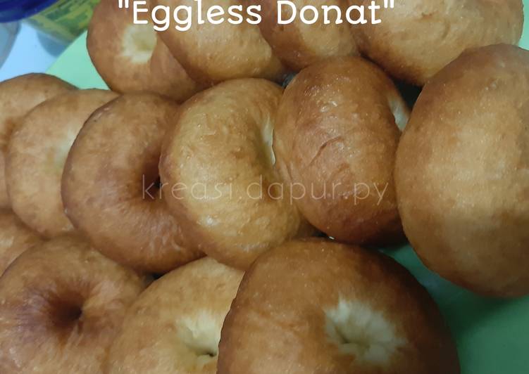 Eggless donat (donat irit telur tanpa ulen)