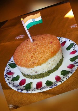 A picture of Tiranga Pulao.