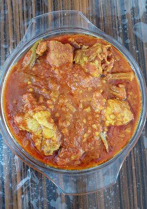 عکسی از دستور خورش بوقلمون و بامیه