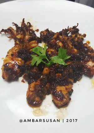 Foto resep Cumi Bakar Pedas