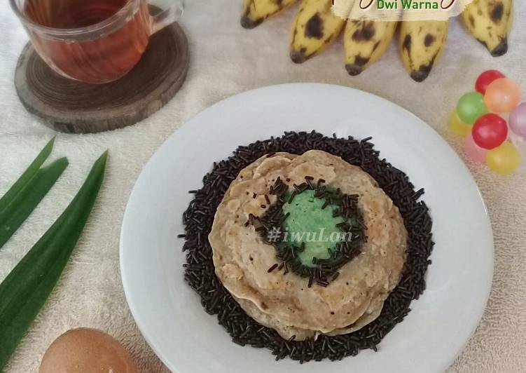 Bagaimana Menyiapkan Lempeng Pisang Dwi Warna yang Enak Banget
