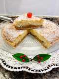 Pastel de hojaldre, dulce de leche y coco "sin gluten"